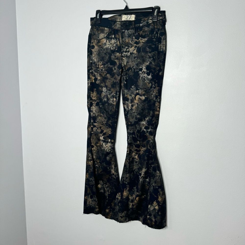 Free People Inferno Flare Bronze Combo Abstract Floral Size 27 - Picture 6 of 11